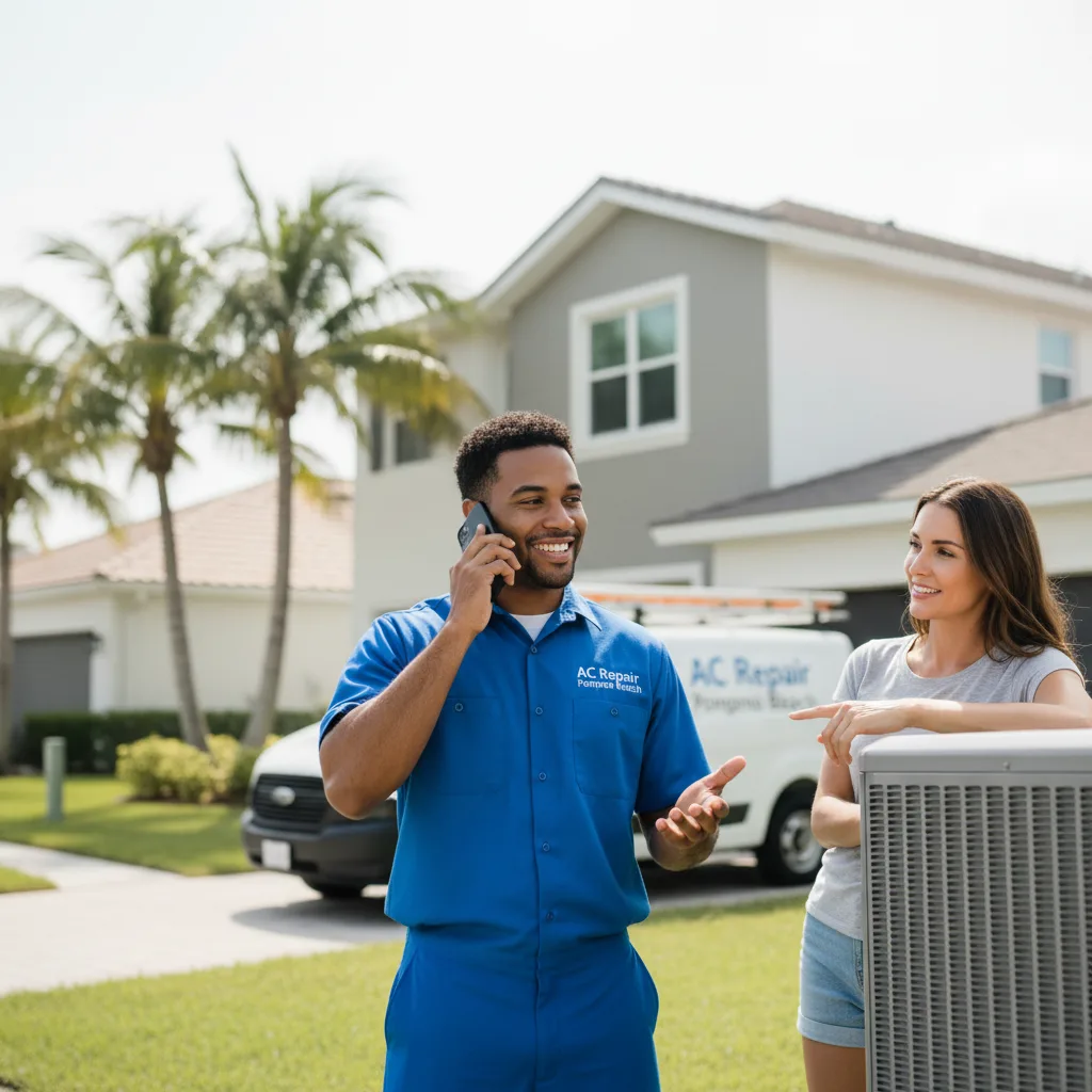 AC Repair Pompano Beach customer support in Easton
